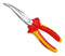 GEDORE 1552139 Pliers, Telephone, VDE, Insulating Sleeves, Angled Pattern, Steel, 160 mm Length