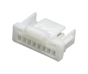 MULTICOMP PRO MP013841 Connector Housing, Natural, Nylon 6.6, MP 1MM Lock Wire-to-Board, Receptacle, 8 Ways, 1 mm