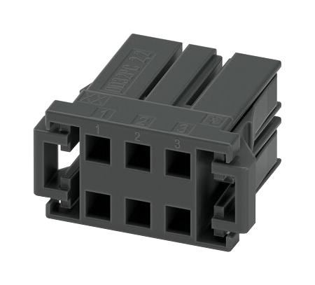 PHOENIX CONTACT 1376626 Connector Housing, 2 Row, CONNEXIS DD Series, Receptacle, 6 Ways, 5.08 mm