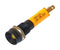 CML INNOVATIVE TECHNOLOGIES 190512Z2 LED Panel Mount Indicator, Recessed, Yellow, 12 V, 8 mm, 19 mA, 30 mcd, IP67