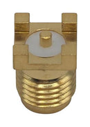 MUELLER ELECTRIC BU-1420711202 RF / Coaxial Connector, SMA Coaxial, Straight Jack, Board Edge / End Launch, 50 ohm, Brass