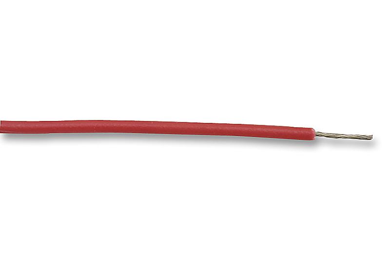ALPHA WIRE 892219 RD005 Wire, PVC, Red, 22 AWG, 0.38 mm&sup2;, 100 ft