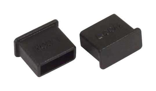 L-COM CVRUSB-A PROTECTIVE COVER, USB-A PLUG, 10PK, BLK