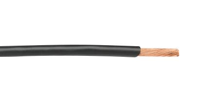 ALPHA WIRE 788133 BK Wire, PVC, Black, 8 AWG, 1000 ft