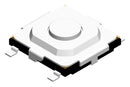 MULTICOMP PRO MPTME-543K-Q-T/R Tactile Switch, SPST-NO, Top Actuated, Surface Mount, Round Button, 160 gf, 50mA at 12VDC