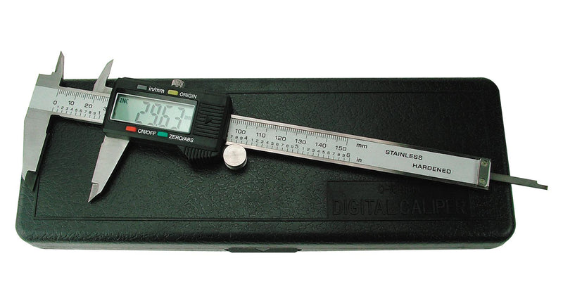 MULTICOMP PRO MP012475 Digital Caliper, 4-Way LCD, 150 mm Measuring Range, 0.01 mm Graduation, Stainless Steel
