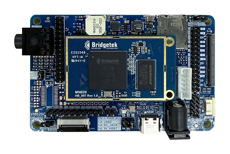 BRIDGETEK VM820C Credit Card Module, BT820B, Embedded Video Engine (EVE)