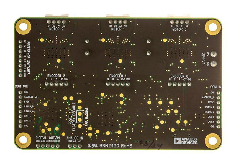 ANALOG DEVICES TMCM-3216-TMCL Stepper Motor Controller, TMCL Firmware, 3-Axis Driver, 2A, 10 to 30 V, TMCM-3216 Series