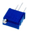 NIDEC COMPONENTS CT-94EY202 Trimmer, Multi Turn, RuO2 Cermet, Top Adjust, 2 kohm, Through Hole, 18 Turns