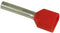 MULTICOMP PRO SPC4566 TERMINAL, FERRULE, 10 X 2.05MM, RED