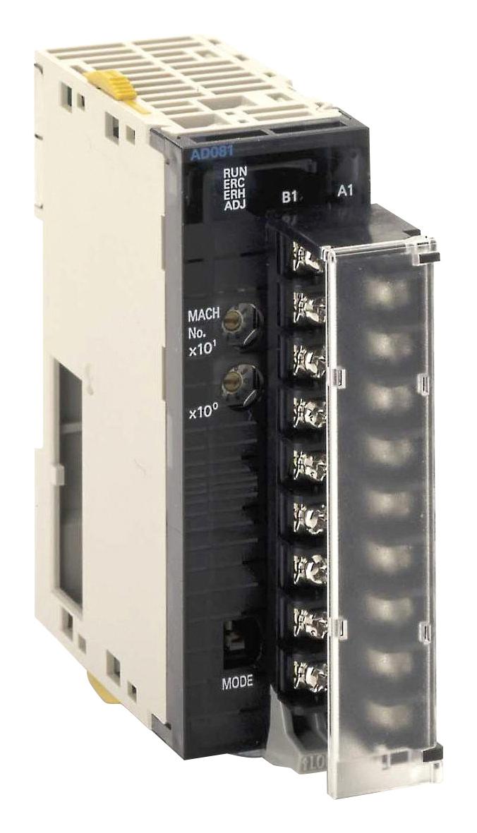 OMRON INDUSTRIAL AUTOMATION CJ1W-AD081-V1 Analog Input Module, CJ Series, 8 Input, DIN Rail Mount, Screw Terminal