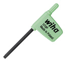WIHA 27620 L Key, Flag Handle, 15IP, 45mm Blade, Black Oxidised, Chrome Vanadium Steel, 370IP Series