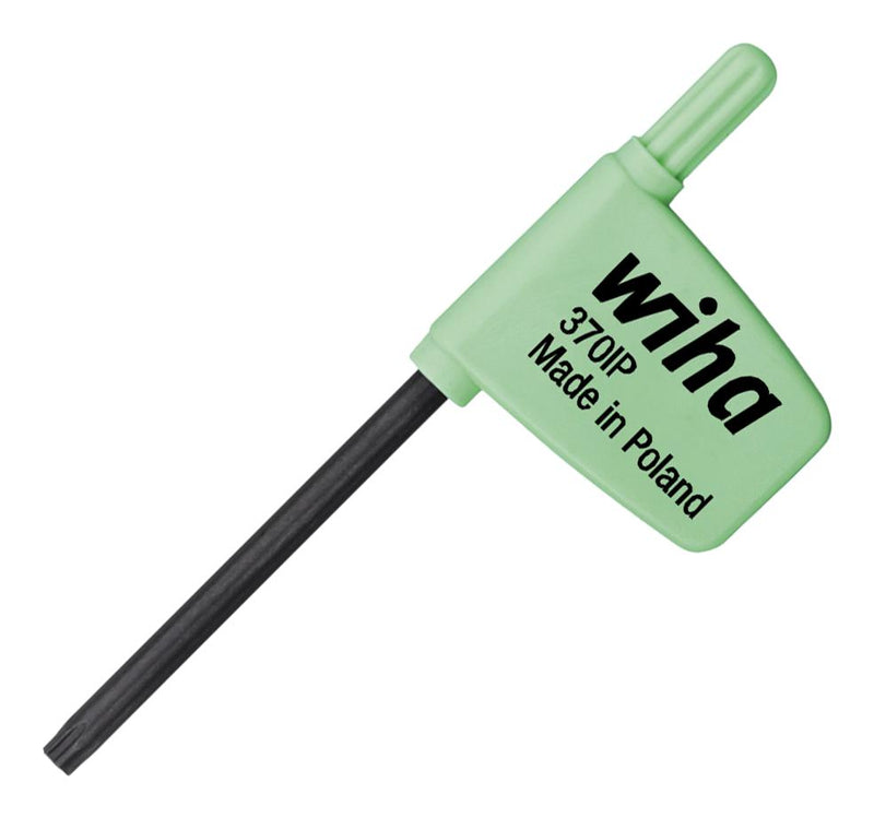 WIHA 27620 L Key, Flag Handle, 15IP, 45mm Blade, Black Oxidised, Chrome Vanadium Steel, 370IP Series