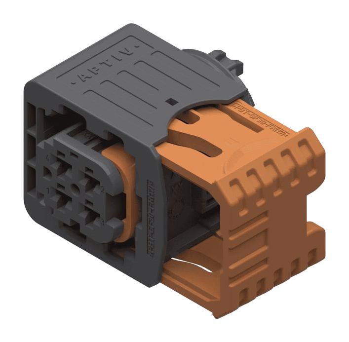 APTIV / DELPHI 33308974 Automotive Connector Housing, CTCS XP 2.8 Series, Receptacle, 4 Ways