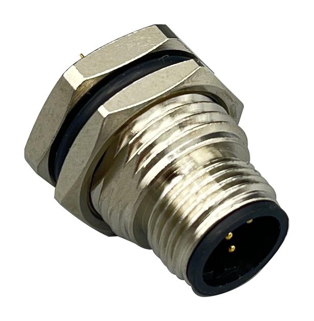 NORCOMP 859-B05-103R004 SENSOR CONN, M12, 5POS, PLUG, PANEL