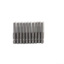 MULTICOMP PRO MP012266 Hex Bit, 10 Pieces of Hex Driver Bits, H4, 50mm, S2