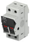 TE CONNECTIVITY 1SNF100026R0000 Fuse Holder, Modular, DIN Rail, 2 Fuses, 32 A, 690VDC, 690VAC, 10mm x 38mm, Screw Clamp
