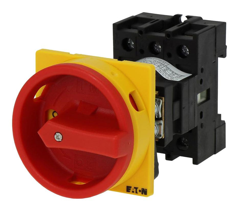EATON MOELLER P1-40/V/SVB Switch Disconnector, Main, 3 Pole, 690 V, 40 A, IP65, Screw, Rear Mount