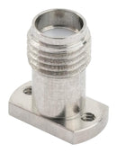 HUBER+SUHNER 82"SMA-S50-0-201/199"NE RF / Coaxial Connector, SMA Coaxial, Straight Flanged Jack, Solder, 50 ohm, Beryllium Copper