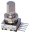 ELMA E33-CT652-M03T Rotary Encoder, Mechanical, Incremental, 16 PPR, 16 Detents, Horizontal, With Push Switch