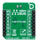 MIKROELEKTRONIKA MIKROE-6045 Add-On Board, Haptic 4 Click, DA7280, Haptic Driver, GPIO, I2C, PWM, 3.3V/5V