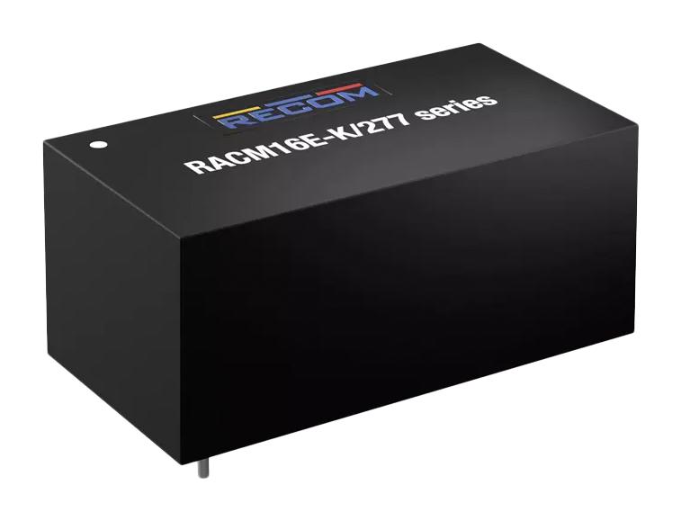 RECOM POWER RACM16E-12SK/277 AC/DC PCB Mount Power Supply (PSU), ITE, Household, Laboratory, Medical & Industrial, 1 Output