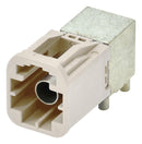 MULTICOMP PRO MP012344 RF / Coaxial Connector, Mini FAKRA Coaxial, Right Angle Plug, Through Hole Right Angle, 50 ohm