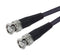 L-COM CC58C-4 RF / Coaxial Cable Assembly, BNC Plug to BNC Plug, RG58C/U, 50 ohm, 4 ft, 1.22 m, Black
