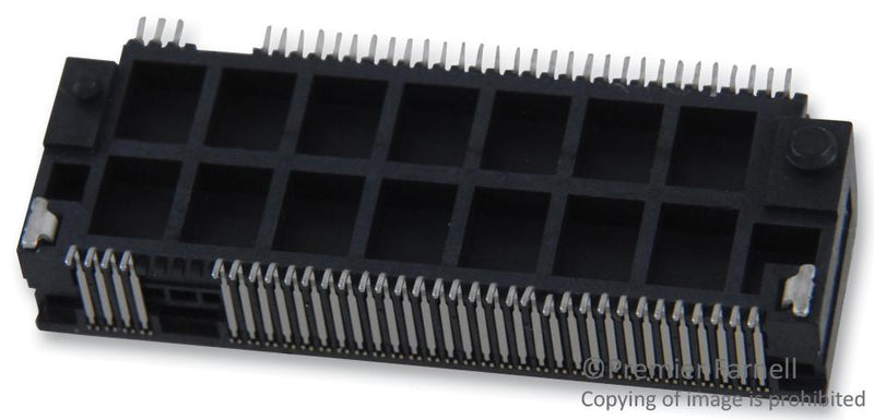 AMP - TE CONNECTIVITY 2199230-8 Card Edge Connector, Dual Side, 67 Contacts, Surface Mount, Right Angle