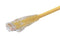 L-COM TRD695Y-3 Ethernet Cable, Cat6, RJ45 Plug to RJ45 Plug, UTP (Unshielded Twisted Pair), Yellow, 914.4 mm