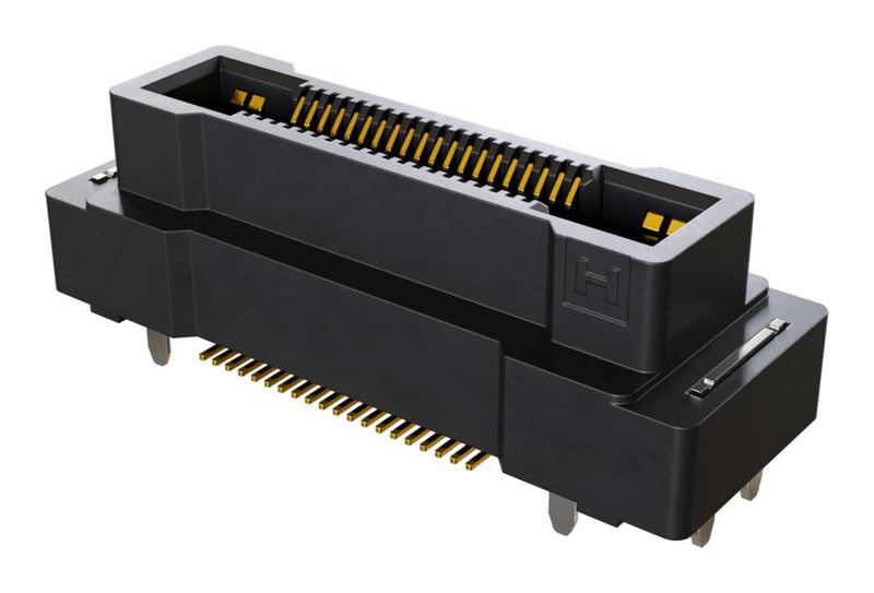 HARWIN F11-10004042R Mezzanine Connector, 4 Pwr Contact, Receptacle, 0.5 mm, 2 Rows, 44 Contacts