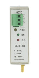 DWYER 607D-01 Pressure Transmitter, 0.1 Inch-H2O