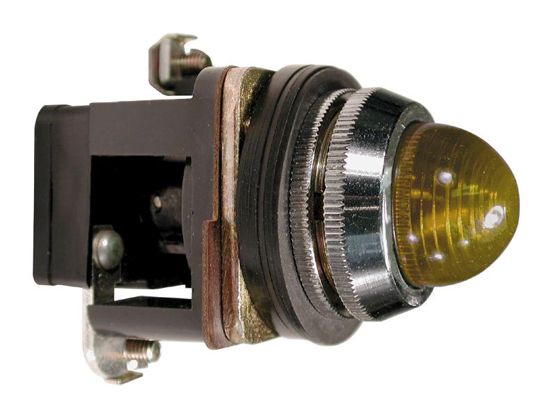 ALTECH PLB5LB-110 PILOT LIGHT, LED, AMBER, 30MM, 110VAC