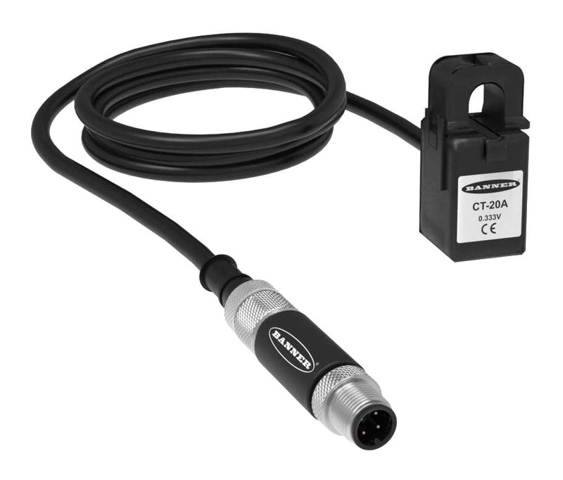 BANNER ENGINEERING S15C-CT20A-MQ Signal Converter, 20 A, Current Transformer, Modbus, 1 Channels, 30 VDC