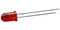 DIALIGHT 521-9240F LED, Red, Through Hole, T-1 3/4 (5mm), 10 mA, 2 V