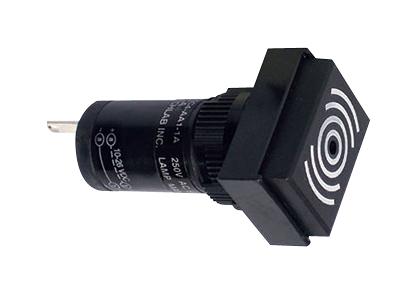 MULTICOMP PRO MPADP16B4-0T0-0140 Buzzer, Continuous, IP40, 80 dB, 3 A, 12 to 24 VDC, 16mm Panel Cutout