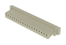 SAMTEC ISS1-19 Connector Housing, White Nylon, 1Row, MicroMate ISS1 Series, Receptacle, 19 Ways, 2.54 mm
