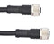 AMPHENOL LTW M12A12FL-12AFL-SD001 Sensor Cable, M12 Receptacle, M12 Receptacle, 12 Positions, 1 m, 3.3 ft, M Series