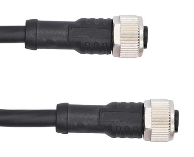 AMPHENOL LTW M12A12FL-12AFL-SD001 Sensor Cable, M12 Receptacle, M12 Receptacle, 12 Positions, 1 m, 3.3 ft, M Series