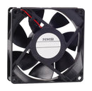 NMB TECHNOLOGIES 09225VE-24Q-CT-00 DC Axial Fan, 24 V, Square, 92 mm, 25 mm, Ball Bearing, 96.41 CFM