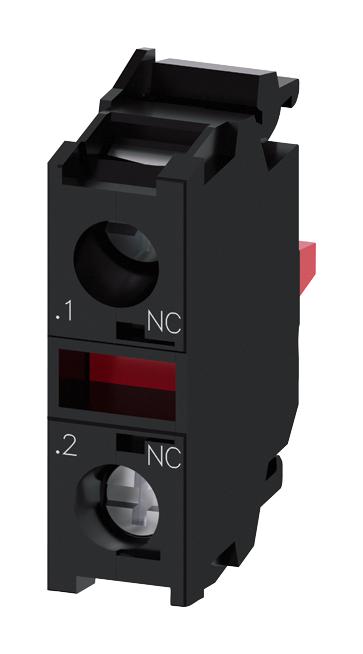 Siemens 3SU1400-1AA10-1CA0 3SU1400-1AA10-1CA0 Contact Block SPST-NC 10 A 500 V 1 Pole 3SU Series Screw