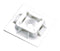 Panduit ABM100-AT-C ABM100-AT-C Cable Tie Mount Adhesive White Nylon 6.6 (Polyamide 6.6) 25.4 mm