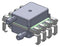 AMPHENOL ALL SENSORS ELVH-005G-HRRJ-I-NAA5 Pressure Sensor, 5 psi, Analogue, Gauge, 5 VDC, Dual Radial Barbed, 2.7 mA