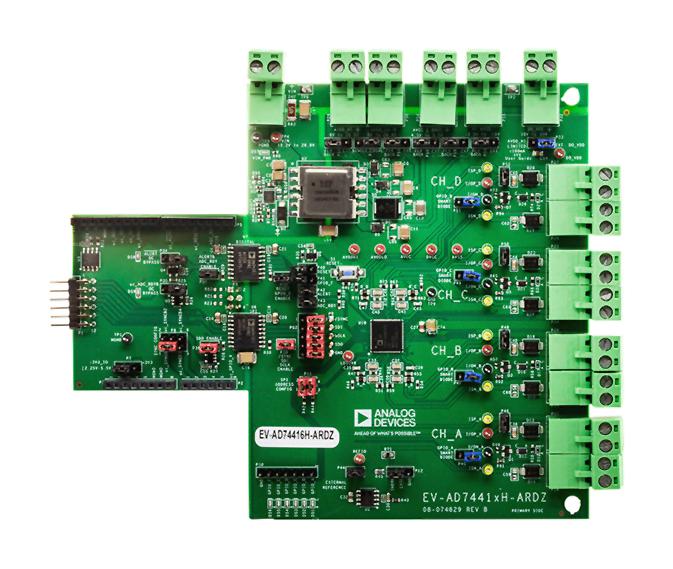 ANALOG DEVICES EV-AD74416H-ARDZ Evaluation Board, AD74416HBCPZ-RL7, Software Configurable Input/Output Device