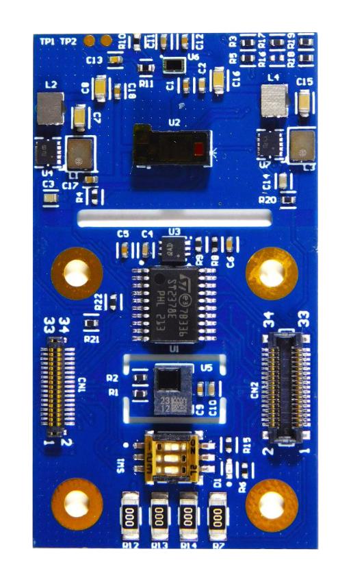 STMICROELECTRONICS STEVAL-PDETECT1 Add-On Evaluation Kit, STHS34PF80/VL53L8CX/VD6283TX, Infrared/Time-Of-Flight/Ambient Light Sensor