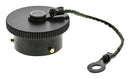 AMPHENOL PCD 62GB81014 DUST CAP WITH CORD, PLUG CONN, ALUMINUM