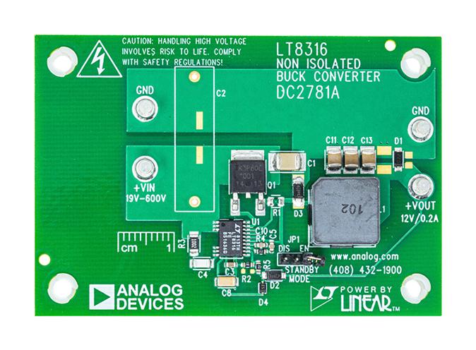 ANALOG DEVICES DC2781A Demonstration Board, LT8316EFE