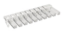 MENTOR 1271.2604 Light Pipe, Polycarbonate, 11.55 mm, 4 Pipes, Square, PC Board, Transparent
