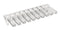 MENTOR 1271.2604 Light Pipe, Polycarbonate, 11.55 mm, 4 Pipes, Square, PC Board, Transparent