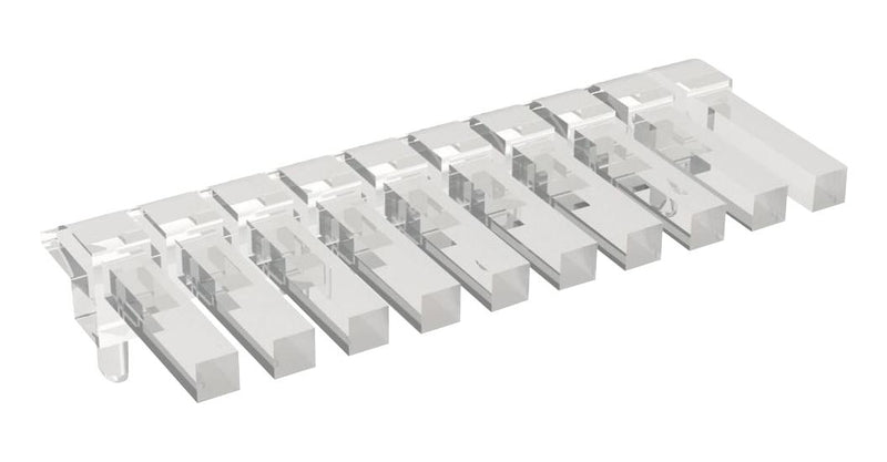 MENTOR 1271.2604 Light Pipe, Polycarbonate, 11.55 mm, 4 Pipes, Square, PC Board, Transparent